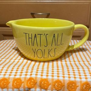Yellow Rae Dunn Mixing Bowl